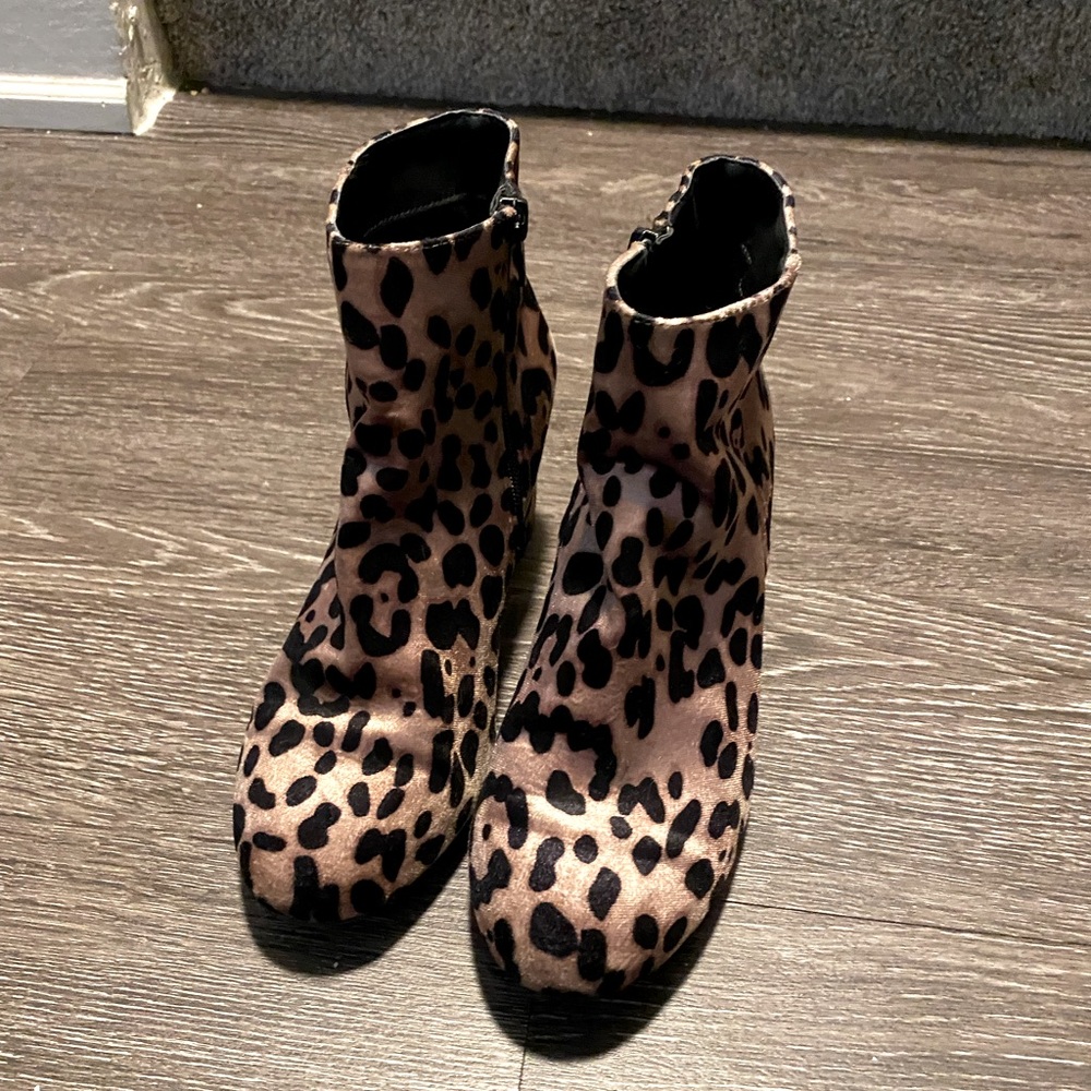 Cheetah Print Boots